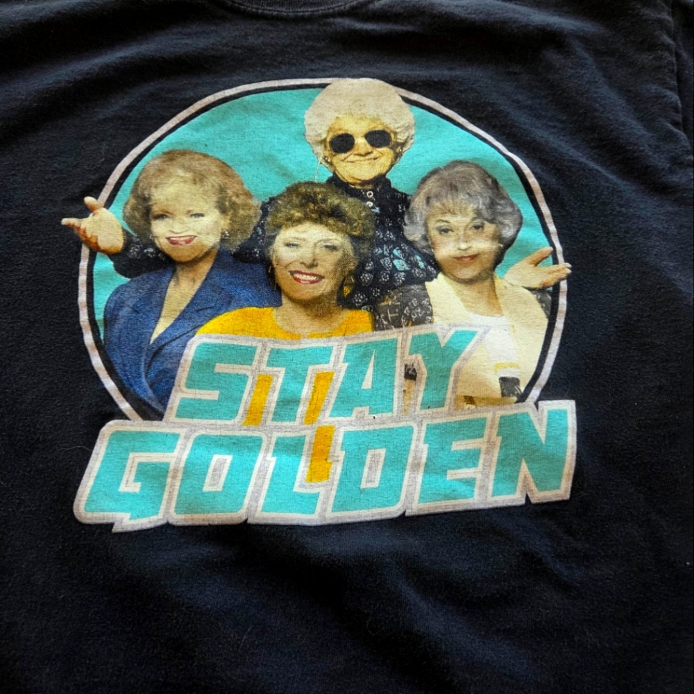 Stay Golden Kids Graphic Tee - Black